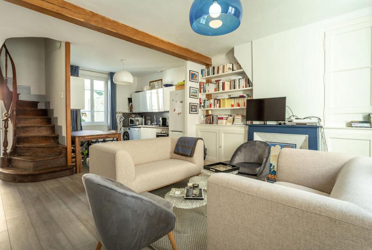 Grande Maison De Pecheur Pour 10 Terrasse Parking Trouville-sur-Mer Luaran gambar